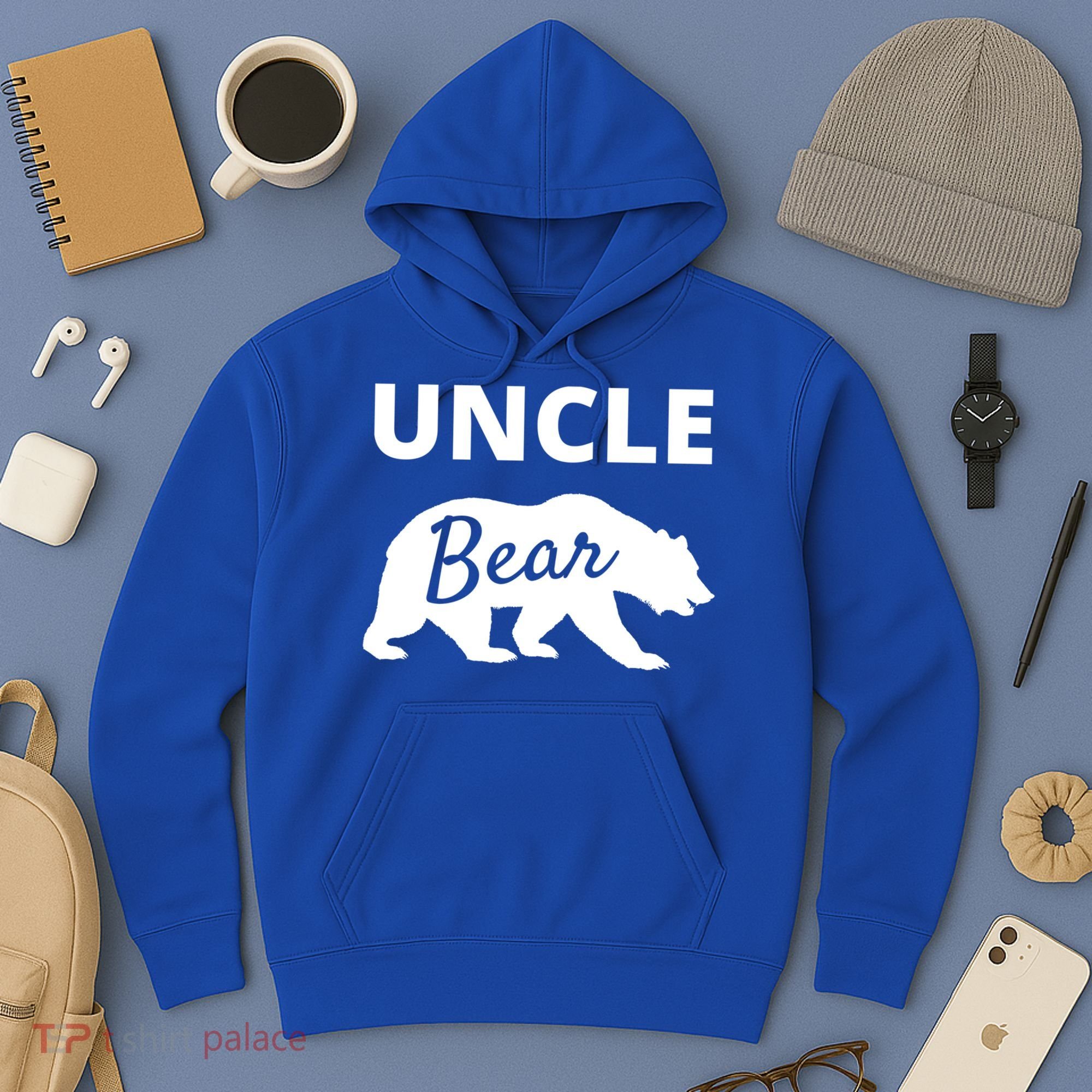 Uncle Bear Gift Mama Bear Papa Bear Hoodie
