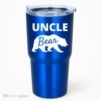 Uncle Bear Gift Mama Bear Papa Bear Tumbler thumb 0