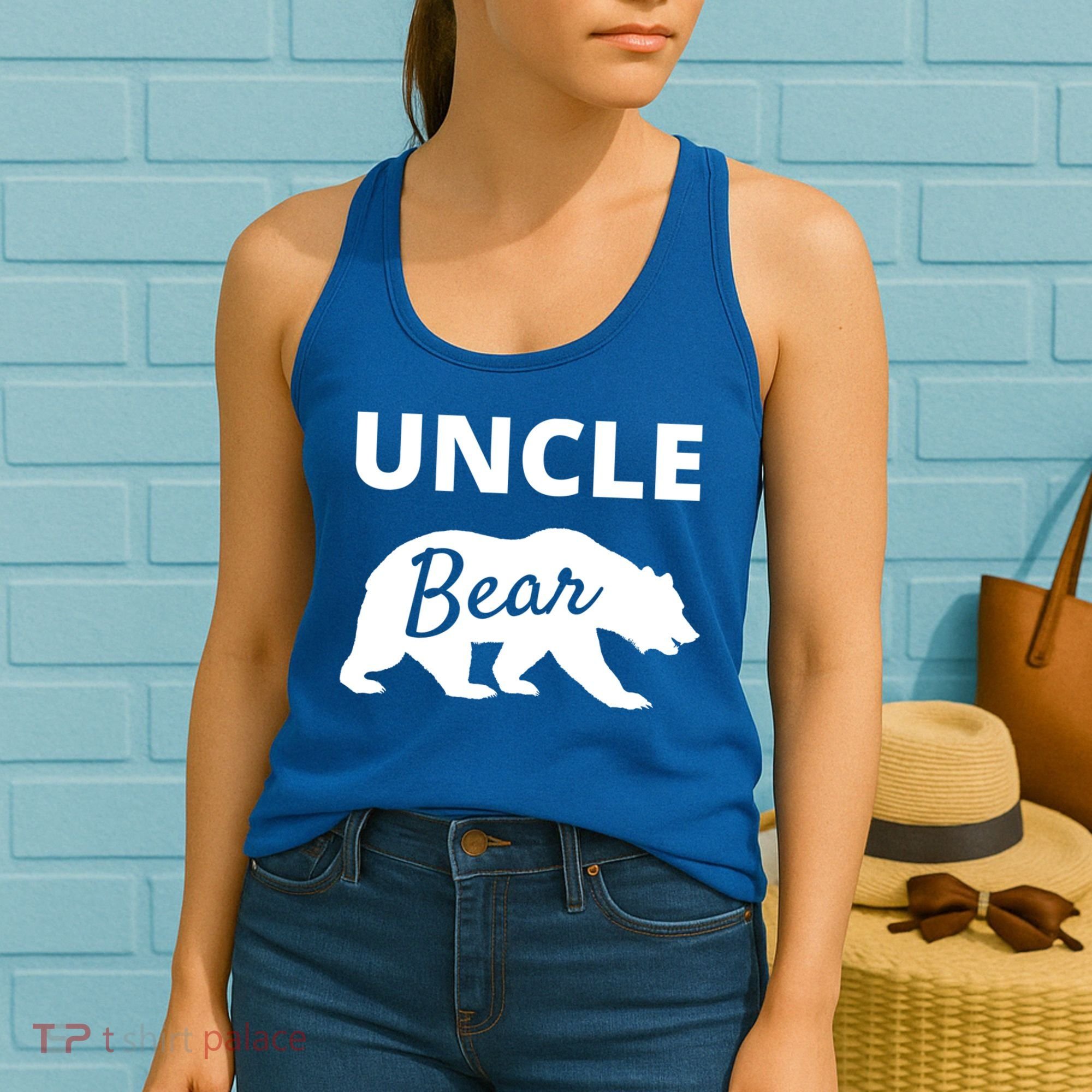 Uncle Bear Gift Mama Bear Papa Bear Women's Tank Top