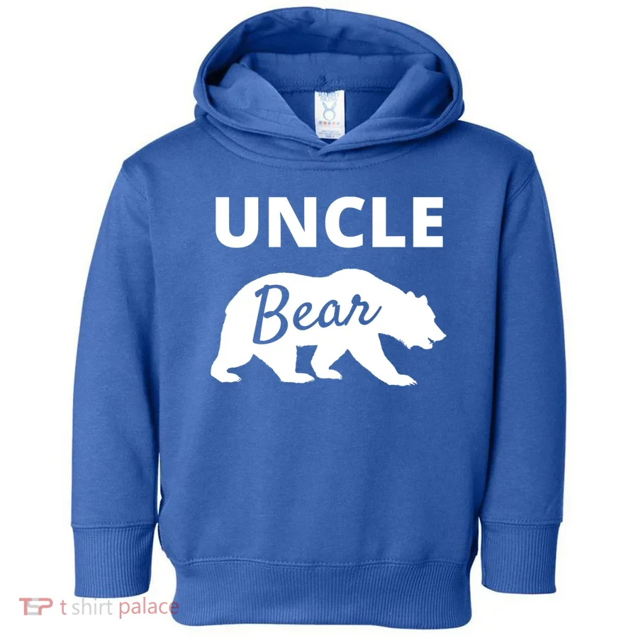 Uncle Bear Gift Mama Bear Papa Bear Toddler Hoodie