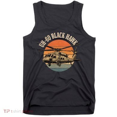 UH-60 Black Hawk Vintage Helicopter Tank Top