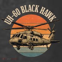 UH-60 Black Hawk Vintage Helicopter T-Shirt thumb 5