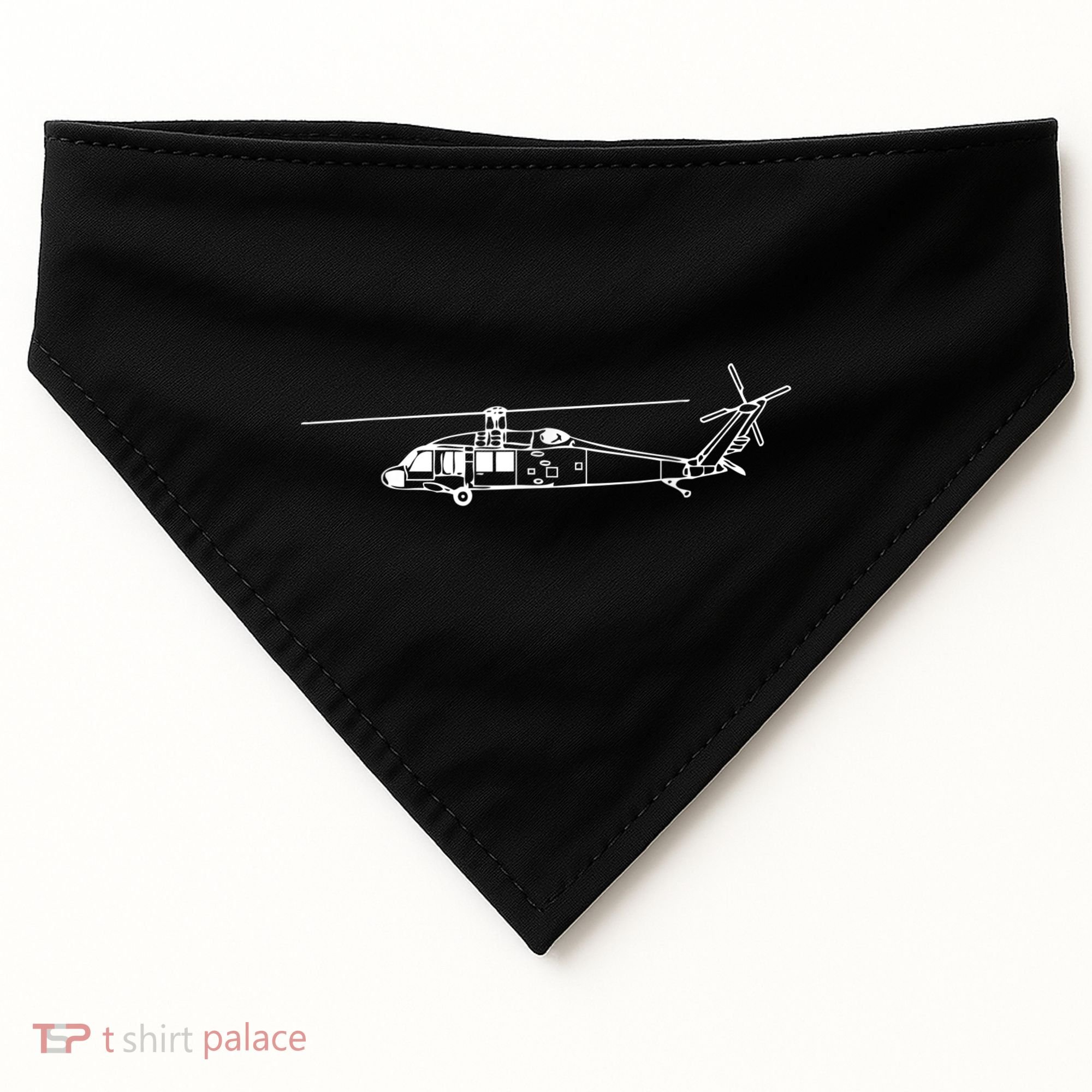 UH60 Blackhawk Helicopter Pilot Or Crew USA-Made Doggie Bandana