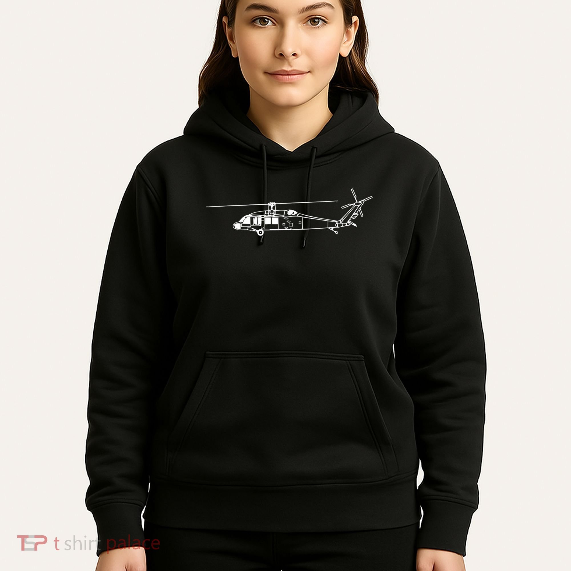 UH60 Blackhawk Helicopter Pilot Or Crew Hoodie