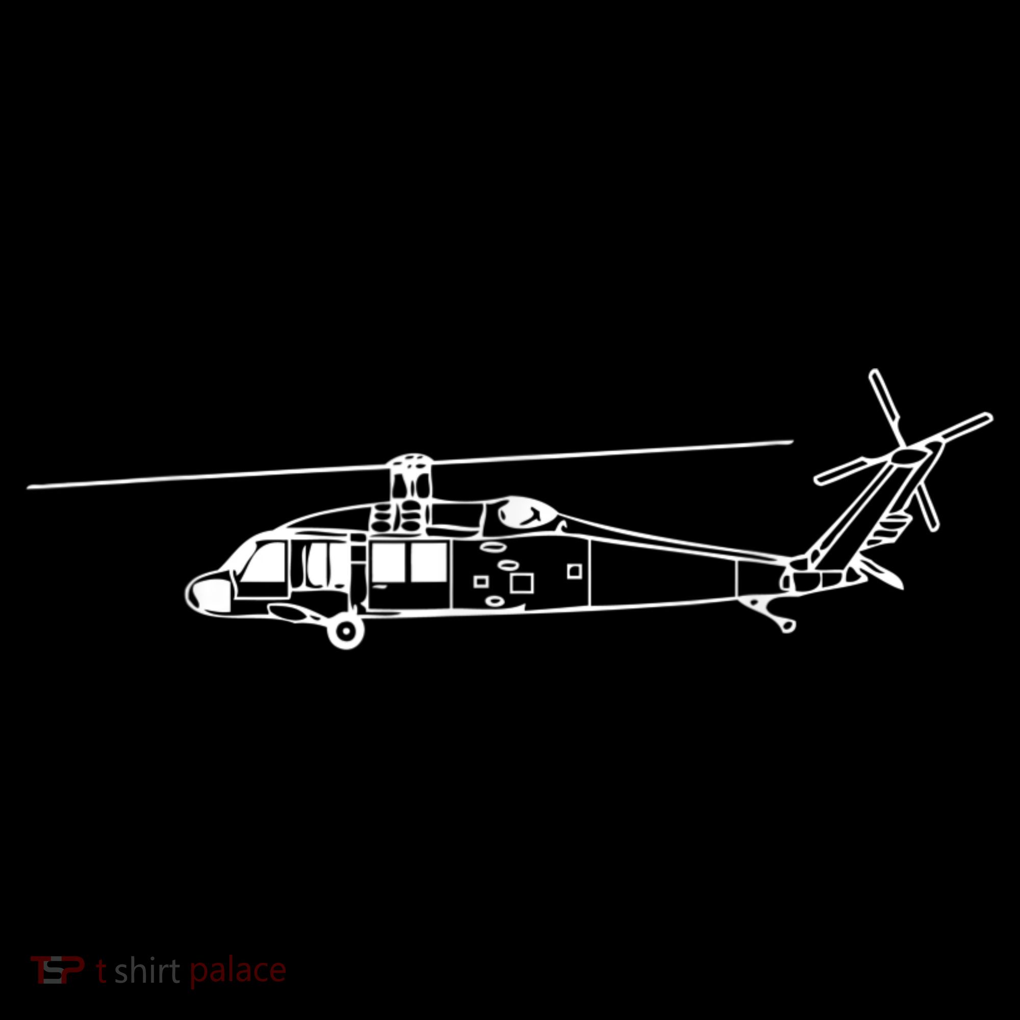 UH60 Blackhawk Helicopter Pilot Or Crew Long Sleeve Shirt