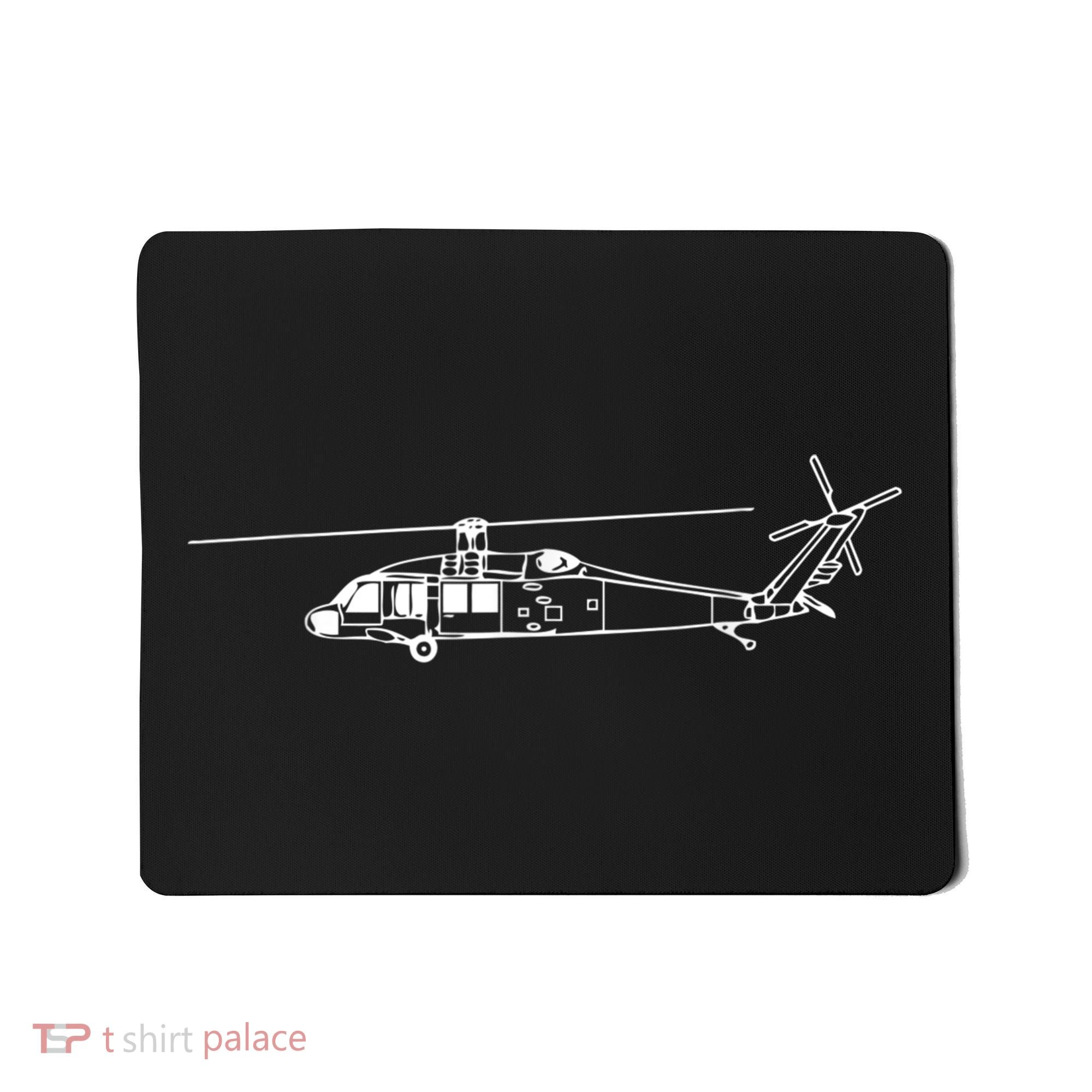 UH60 Blackhawk Helicopter Pilot Or Crew Mousepad