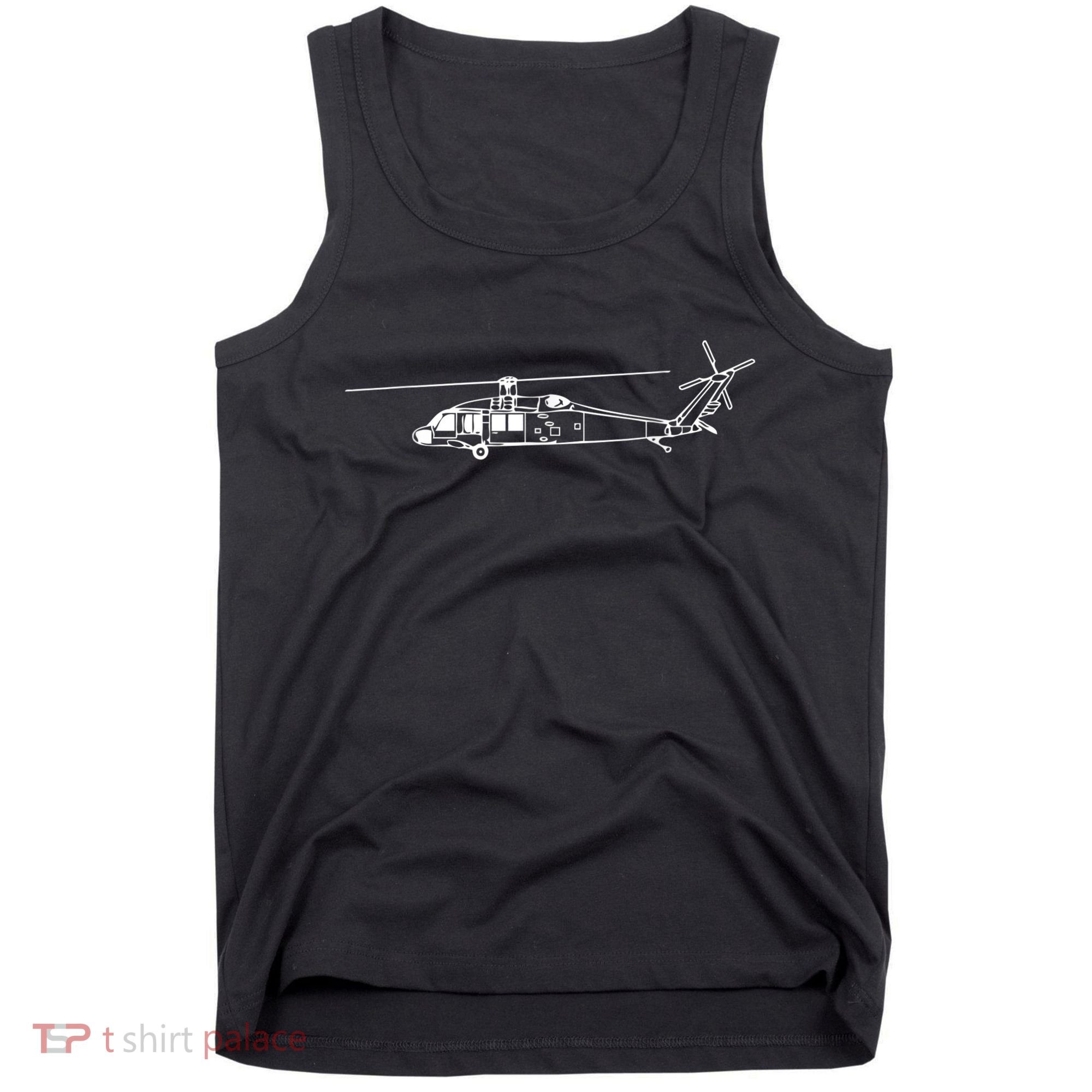 UH60 Blackhawk Helicopter Pilot Or Crew Tank Top