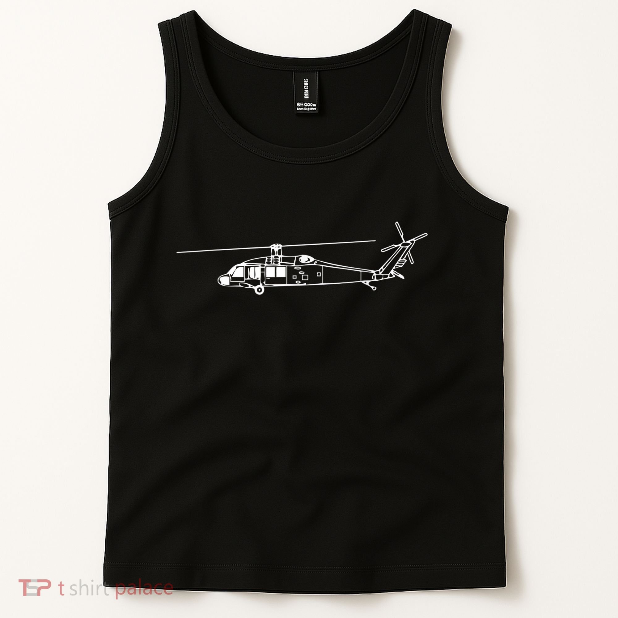 UH60 Blackhawk Helicopter Pilot Or Crew Tank Top