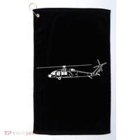 UH60 Blackhawk Helicopter Pilot Or Crew Golf Towel thumb 0