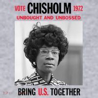 USA Black History Poster UNBOUGHT UNBOSSED Shirley Chisholm Women's Sweatshirt thumb 2