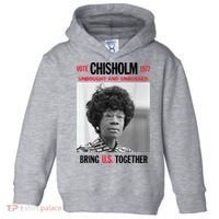 USA Black History Poster UNBOUGHT UNBOSSED Shirley Chisholm Toddler Hoodie thumb 0
