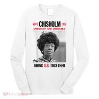USA Black History Poster UNBOUGHT UNBOSSED Shirley Chisholm Long Sleeve Shirt thumb 0