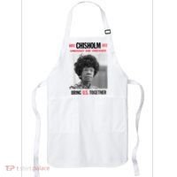 USA Black History Poster UNBOUGHT UNBOSSED Shirley Chisholm Apron thumb 0