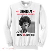 USA Black History Poster UNBOUGHT UNBOSSED Shirley Chisholm Sweatshirt thumb 0