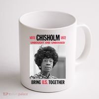 USA Black History Poster UNBOUGHT UNBOSSED Shirley Chisholm Coffee Mug thumb 1