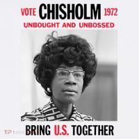 USA Black History Poster UNBOUGHT UNBOSSED Shirley Chisholm Women's Hoodie thumb 2