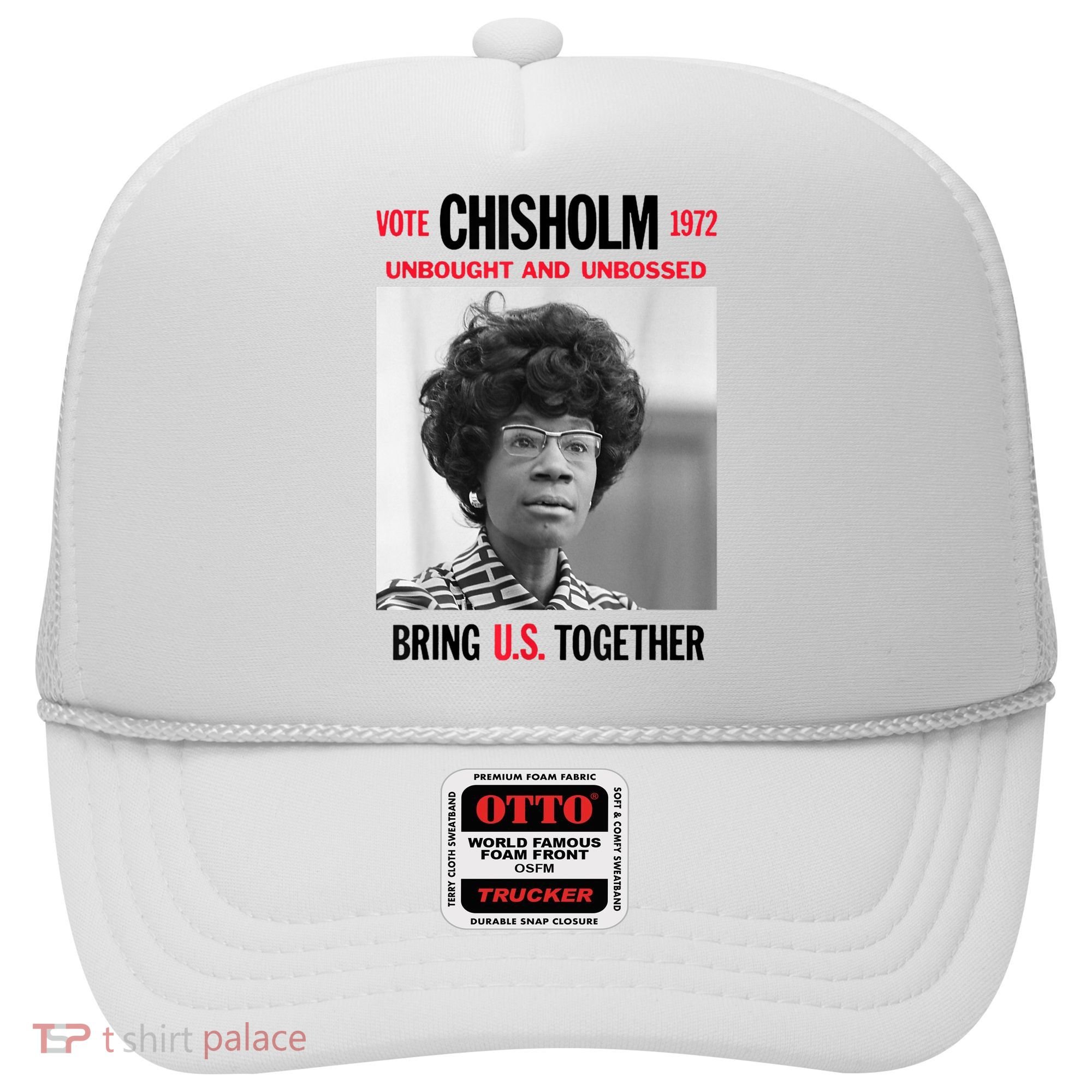 USA Black History Poster UNBOUGHT UNBOSSED Shirley Chisholm Hat