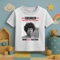 USA Black History Poster UNBOUGHT UNBOSSED Shirley Chisholm Toddler T-Shirt thumb 3