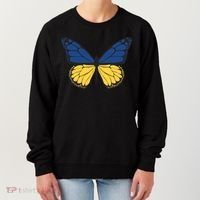 Ukraine Butterfly Illustration Women's Sweatshirt thumb 0
