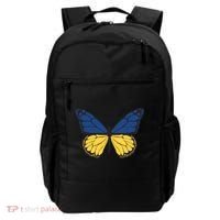Ukraine Butterfly Illustration Backpack thumb 0