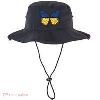 Ukraine Butterfly Illustration Bucket Hat thumb 0