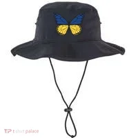 Ukraine Butterfly Illustration Bucket Hat thumb 0