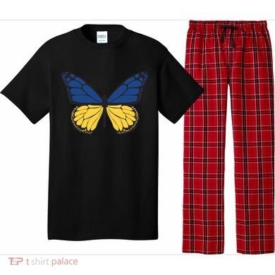 Ukraine Butterfly Illustration Pajama Set