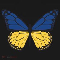 Ukraine Butterfly Illustration Pajama Set thumb 2