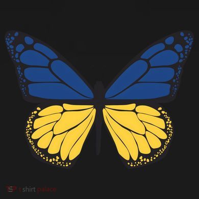 Ukraine Butterfly Illustration Ladies PosiCharge Competitor Racerback Tank