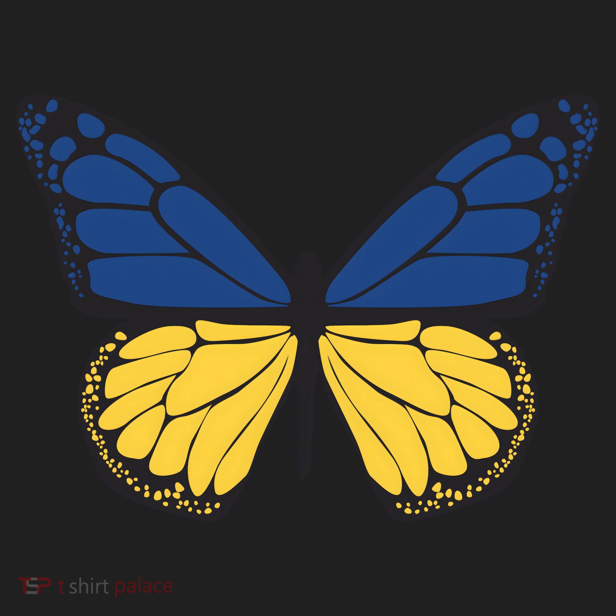 Ukraine Butterfly Illustration 12oz Stainless Steel Coffee Mug