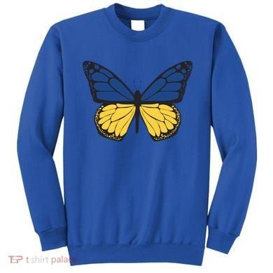 Ukraine Butterfly Illustration Sweatshirt