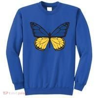 Ukraine Butterfly Illustration Sweatshirt thumb 0