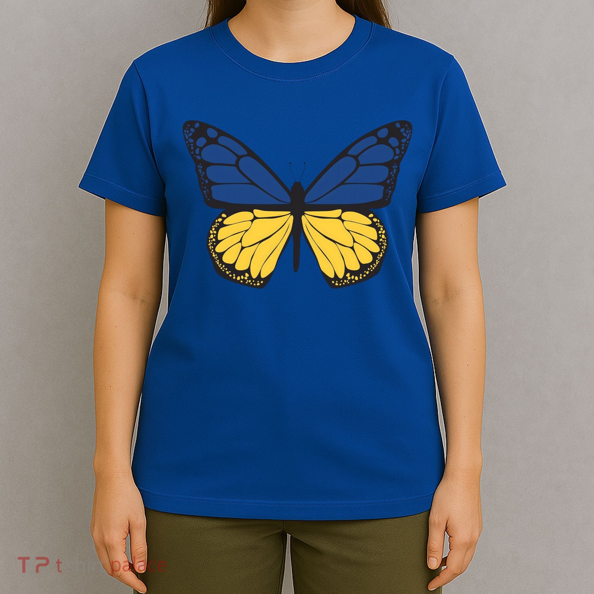 Ukraine Butterfly Illustration T-Shirt