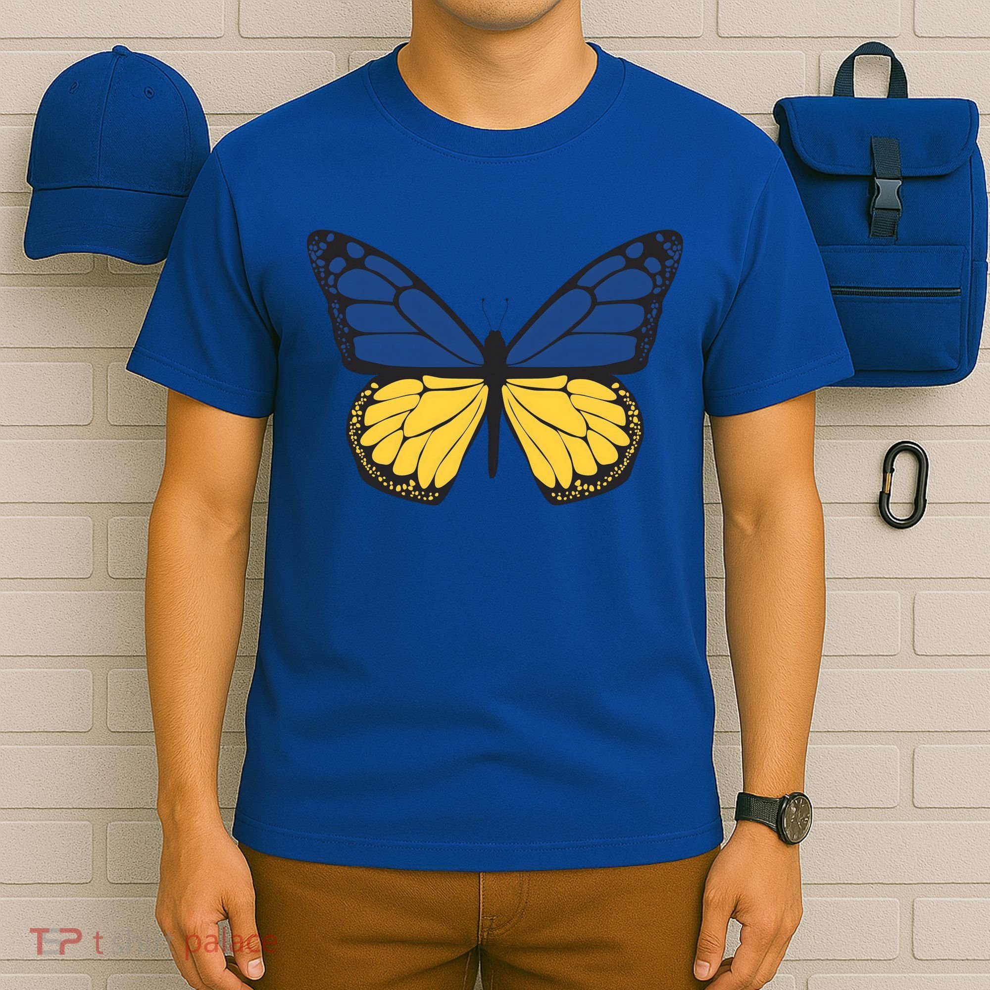 Ukraine Butterfly Illustration T-Shirt