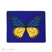 Ukraine Butterfly Illustration Mousepad thumb 0