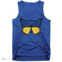 Ukraine Butterfly Illustration Tank Top thumb 0