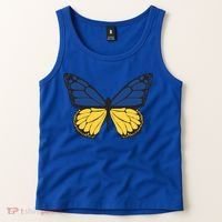 Ukraine Butterfly Illustration Tank Top thumb 2