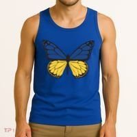 Ukraine Butterfly Illustration Tank Top thumb 3