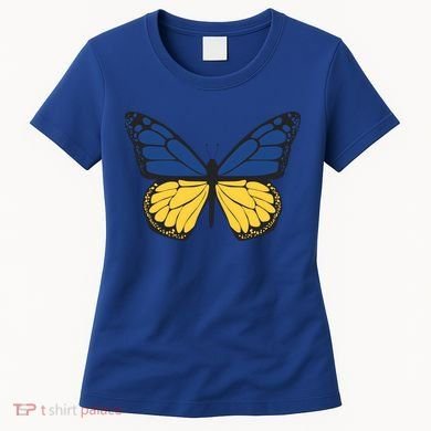Ukraine Butterfly Illustration Women's T-Shirt