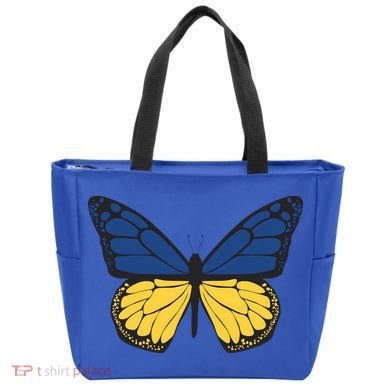 Ukraine Butterfly Illustration Tote Bag