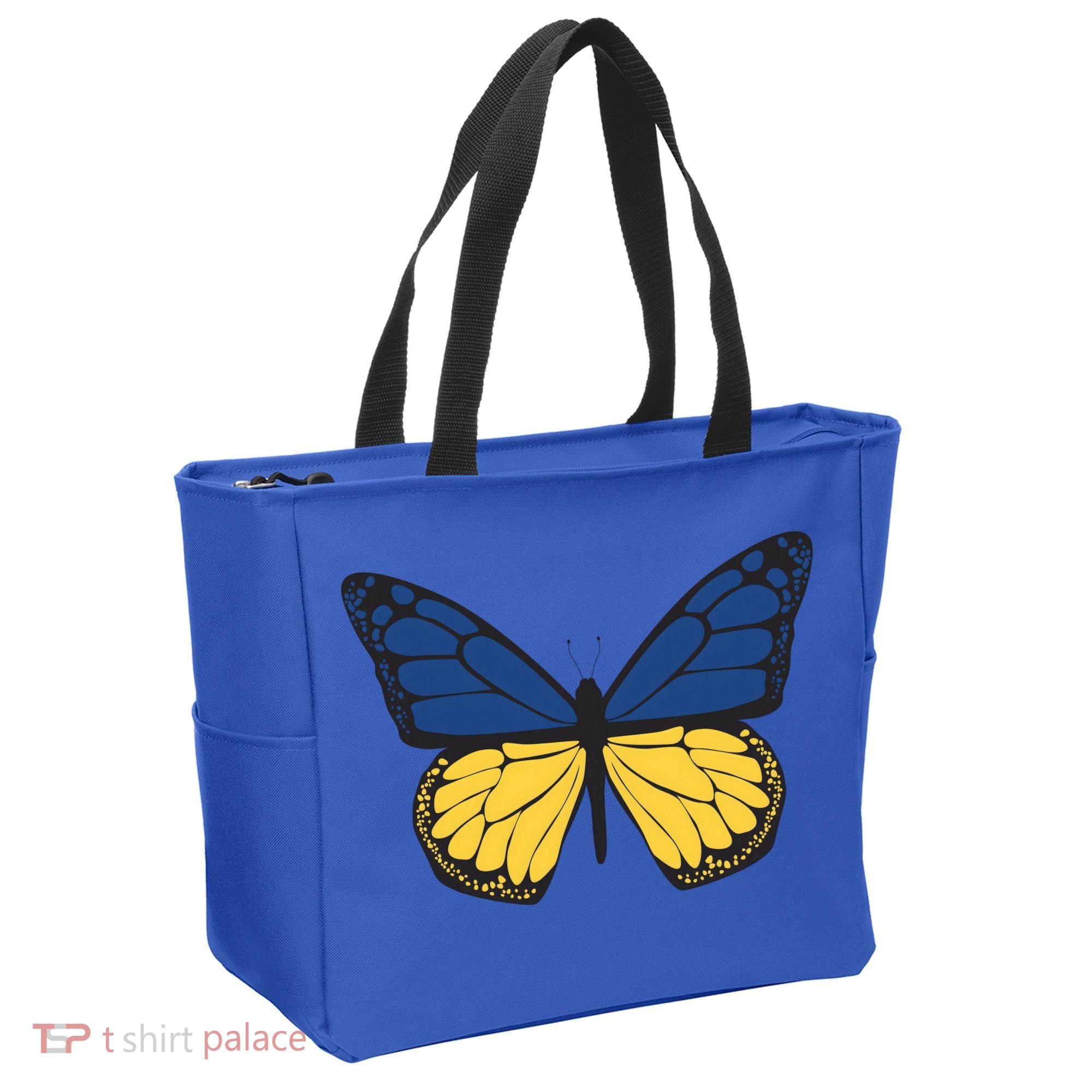 Ukraine Butterfly Illustration Tote Bag
