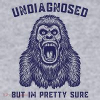 Undiagnosed But Im Pretty Sure Funny Gorilla Women's Sweatshirt thumb 2