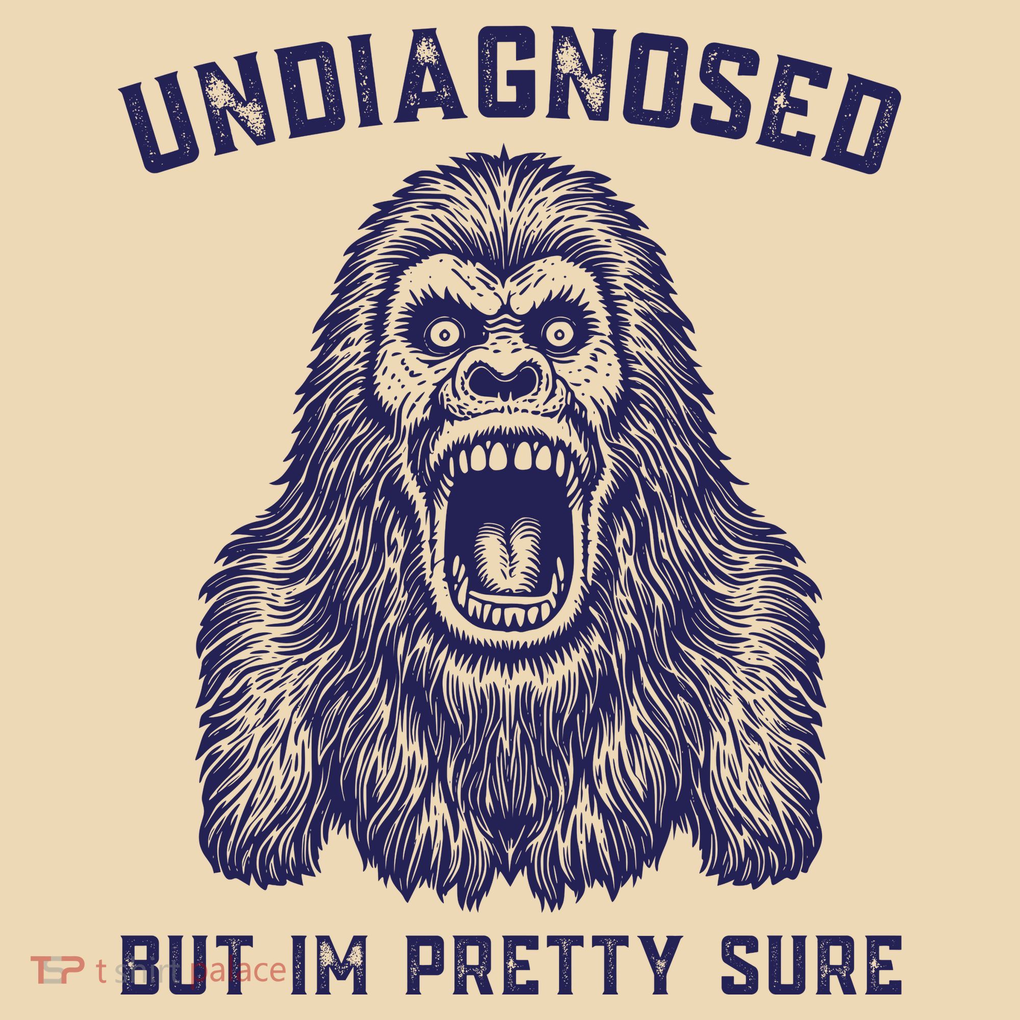 Undiagnosed But Im Pretty Sure Funny Gorilla Tote Bag