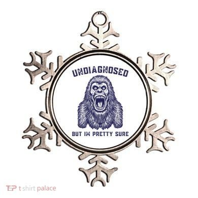 Undiagnosed But Im Pretty Sure Funny Gorilla Ornament