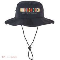 Undiagnosed But IM Pretty Sure Funny Announcement Bucket Hat thumb 0