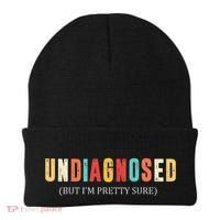 Undiagnosed But IM Pretty Sure Funny Announcement Beanie thumb 0