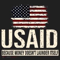 Usaid Because Money Doesn’T Launder Itself Us Americans Women's Sweatshirt thumb 2
