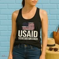 Usaid Because Money Doesn’T Launder Itself Us Americans Women's Tank Top thumb 2