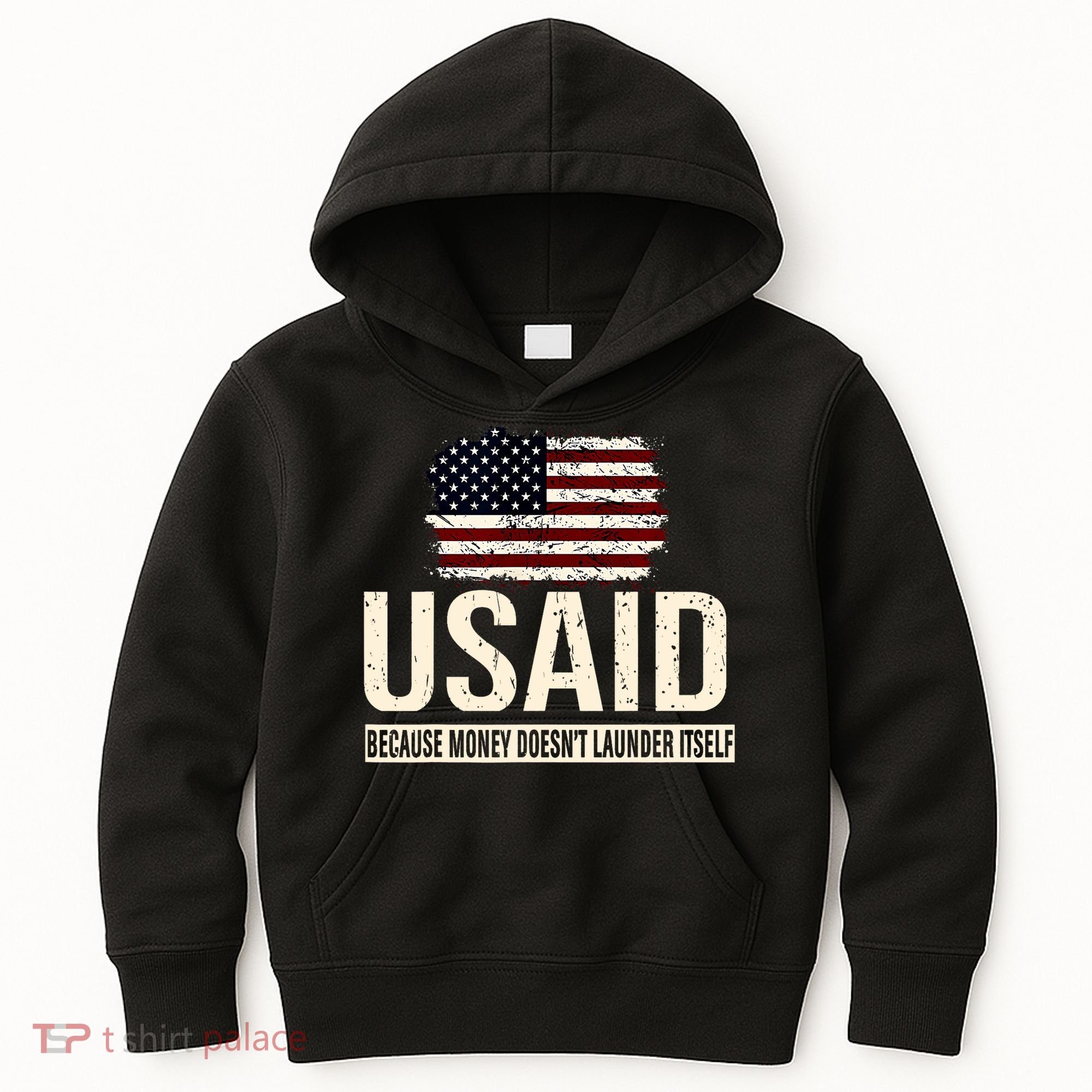 Usaid Because Money Doesn’T Launder Itself Us Americans Kids Hoodie