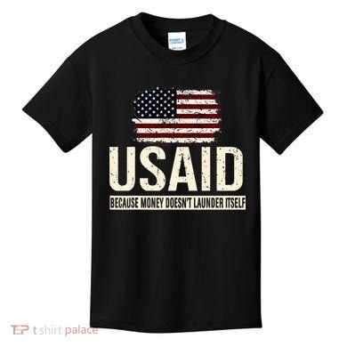Usaid Because Money Doesn’T Launder Itself Us Americans Kids T-Shirt